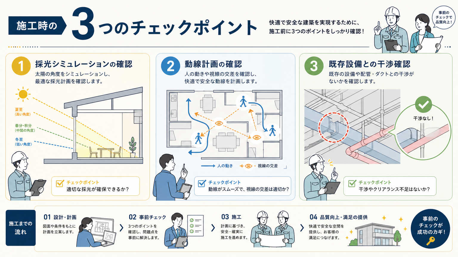 視線と開放感を両立させる施工時の注意点